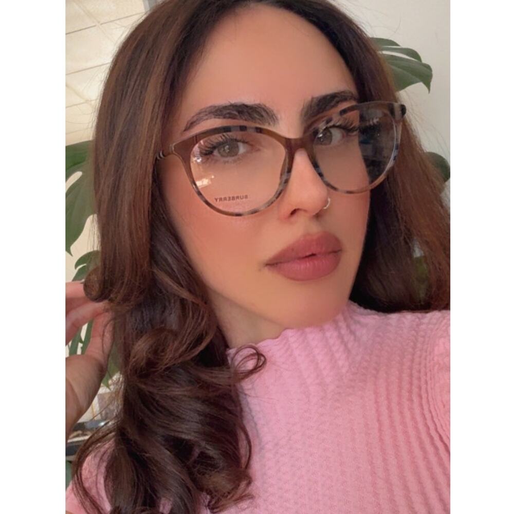 NEW Burberry BE2325 Brown Aiden Check Eyeglasses Frames